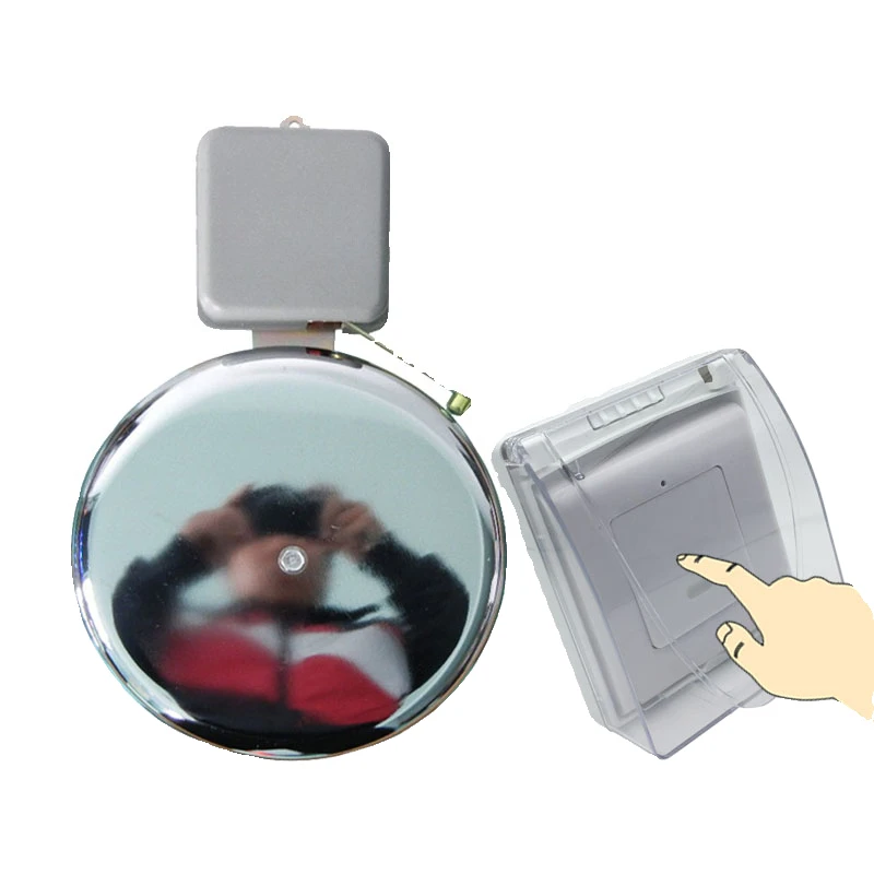 High decibel outdoor rainproof wireless wall switch remote control bell 220V rainproof remote control bell pager