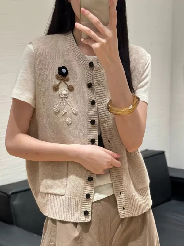 Pull ample en laine Pure 00 pour femme, tricoté à la main, rond, Ne Svel, coussin d'épaule, superposition, hiver