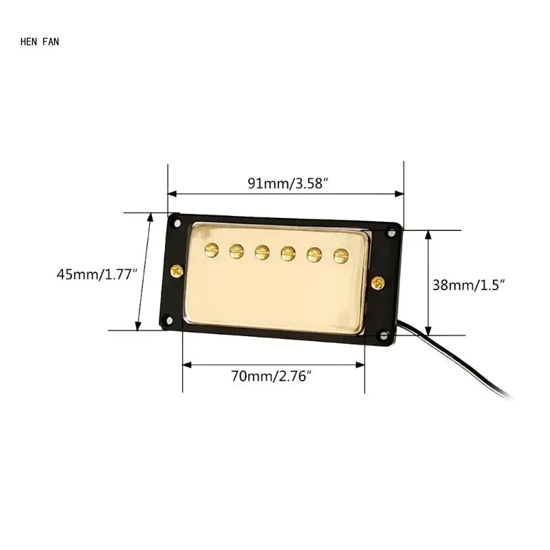 Guitar Double Coil Pickup Replacement Supplies Accessories for Guitar Pickups for LP Electric Guitar M89D