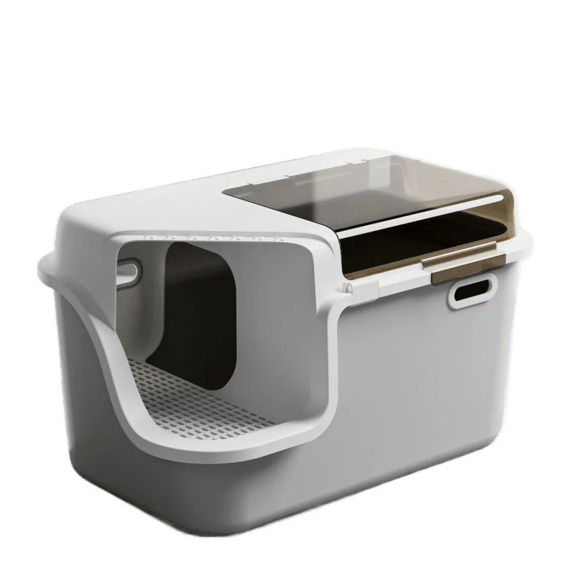 

Corridor Cat Litter Box, Fully Enclosed Number, Anti-splash, Deodorant, Deodorant, Flip Cover And Raised Cat Toilet