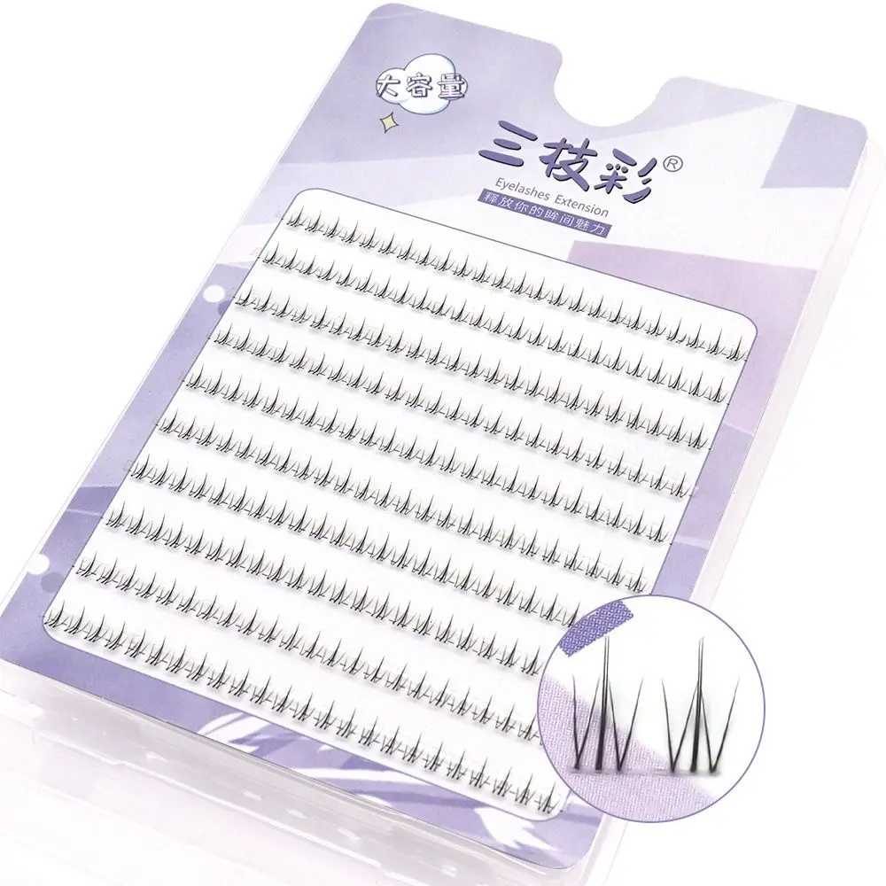 10 Rows 6mm Air Lower Eyelashes Makeup Tools DIY Lash Extension Lower Individual Lashes Under Bottom Lashes