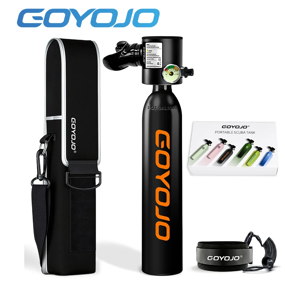 

0.5L Mini Scuba Tank Diving Cylinder Scuba Diving Tank 3000PSI Small Pony Bottle 5-10 Mins Underwater Breathing for Snorkeling