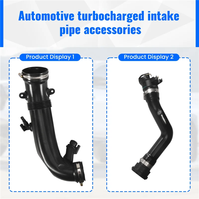 AY03-Car Turbo Tubo di Aspirazione Caricato Tubo di Aspirazione Aria Turbo Tubo Per-BMW Mini Cooper R55 R57 R59 R60 LCI 13717607778 13717627501
