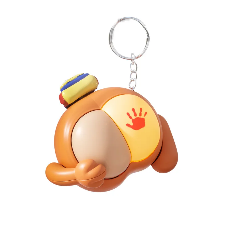 창의적인 신기한 장난감 엉덩이 소리 장난감 열쇠고리 재미있는 만화 스트레스 해소 장난감 - 고양이 엉덩이 두드려라 커플 친구 펜던트