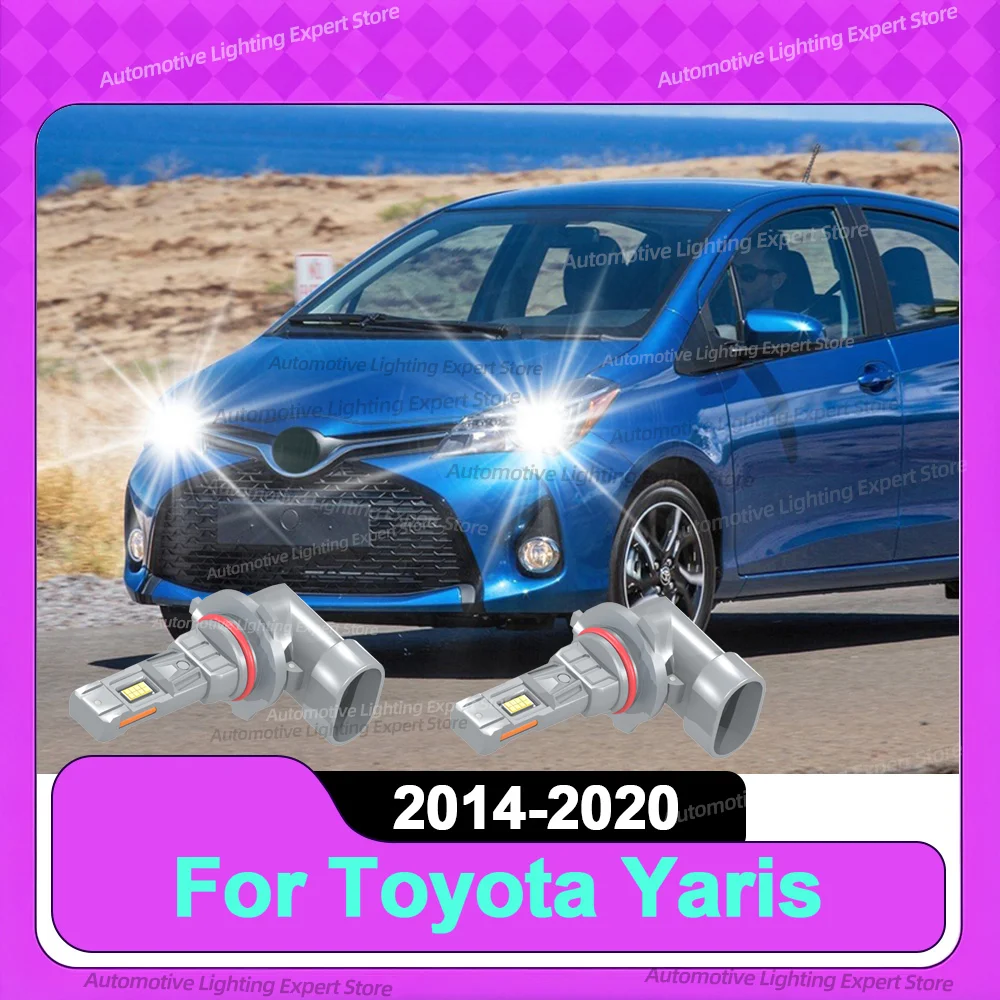 

Светодиодная фара высокой мощности CSP Canbus Turbo Lamp 6000K для Toyota Yaris 2014 2015 2016 2017 2018 2019 2020