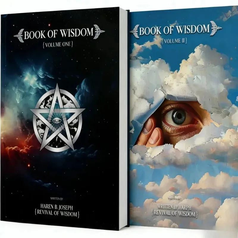 Picture 4: BOOK OF WISDOM Themed Notebook with Wisdom Eye Cover for Self Reflection and Philosophy Learning book