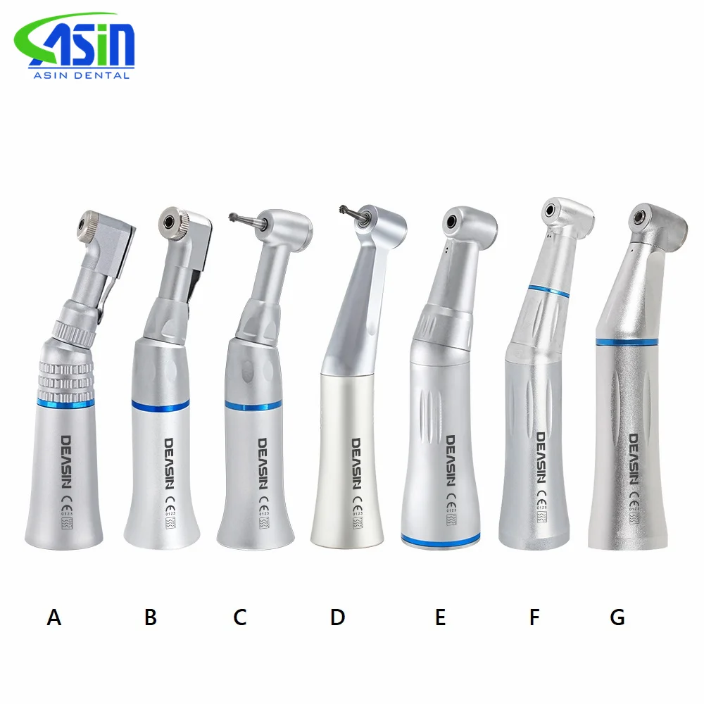 

Dental Slow Low Speed Handpiece Contra Angle Fit For air turbine Dental Lab equipment Micromotor Polishing Tool