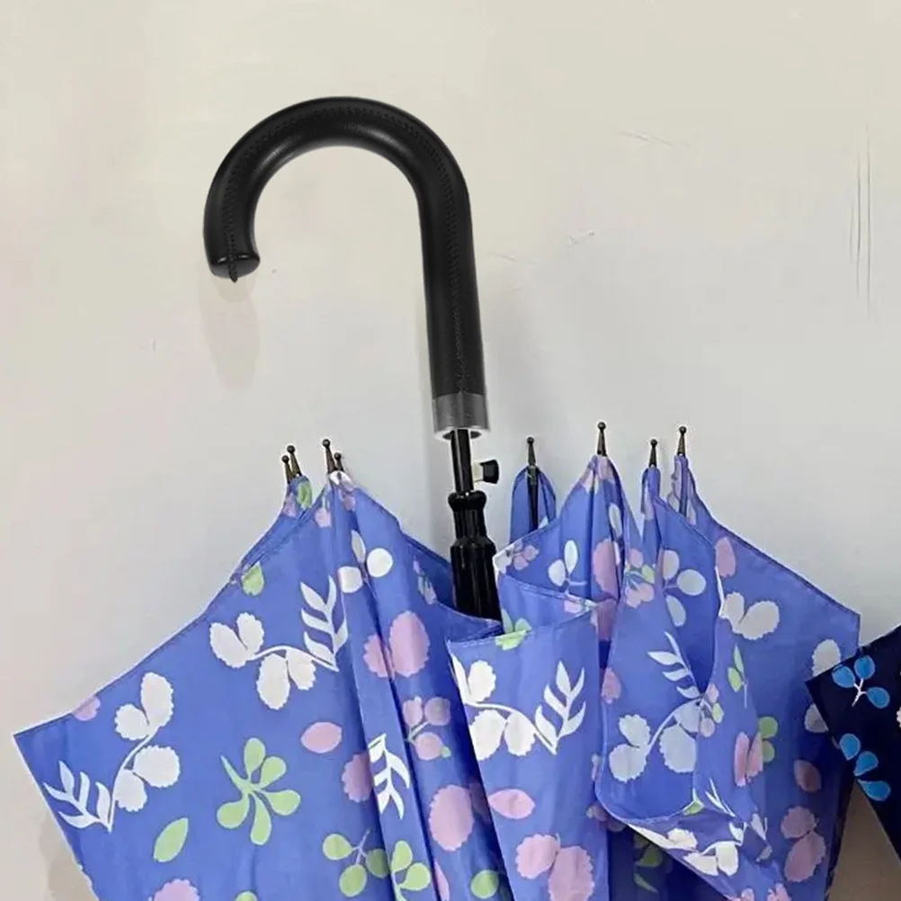 

2pcs Replacement Handle For Umbrella Durable Curved Grip Compact Anti-Slip Handle For Rain Uv Folding Umbrella Daily Use