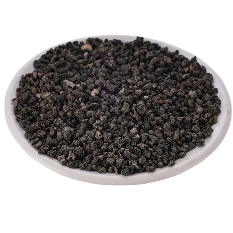 100g 250g 500g Black Aquarium Fish Tank Filter Media Volcanic Rock Biological Ball Bio filter for Aquarium Accessories 3-6mm