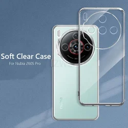 For ZTE Nubia Z60S Pro Simple Slim Soft TPU Clear Transparent Phone Case For ZTE Nubia Z60S Pro Z60SPro 5G Cover Fundas Capa