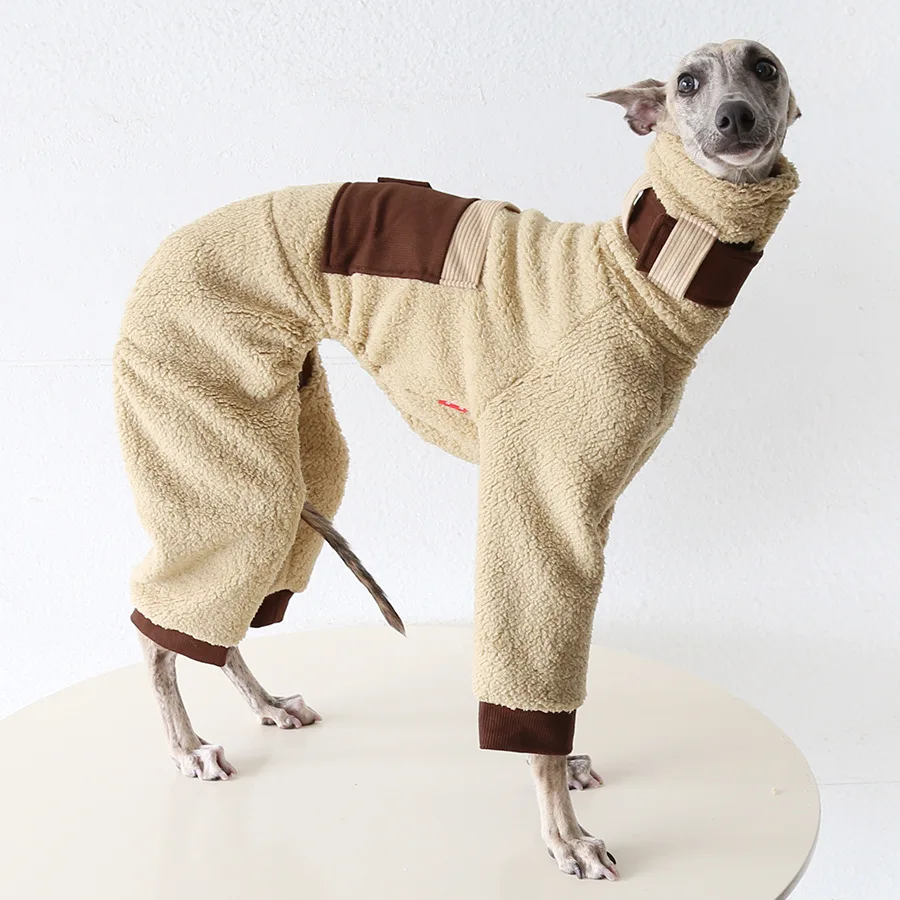 

Mutihome British Fashion Overalls For Dogs Four Legged Suit Italian Little Lingti Huibit Pet Clothes Dog Clothes