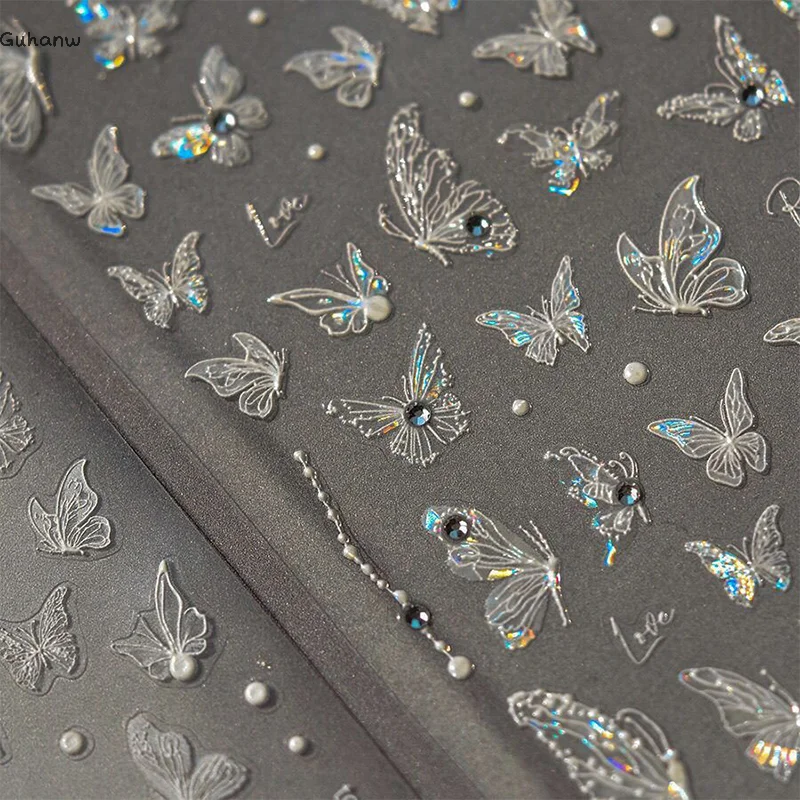 

Exquisite Self-adhesive Nail Art Decorative Stickers Cute Butterfly Nail Art Stickers Creative Fairy Nail Art Stickers Gifts