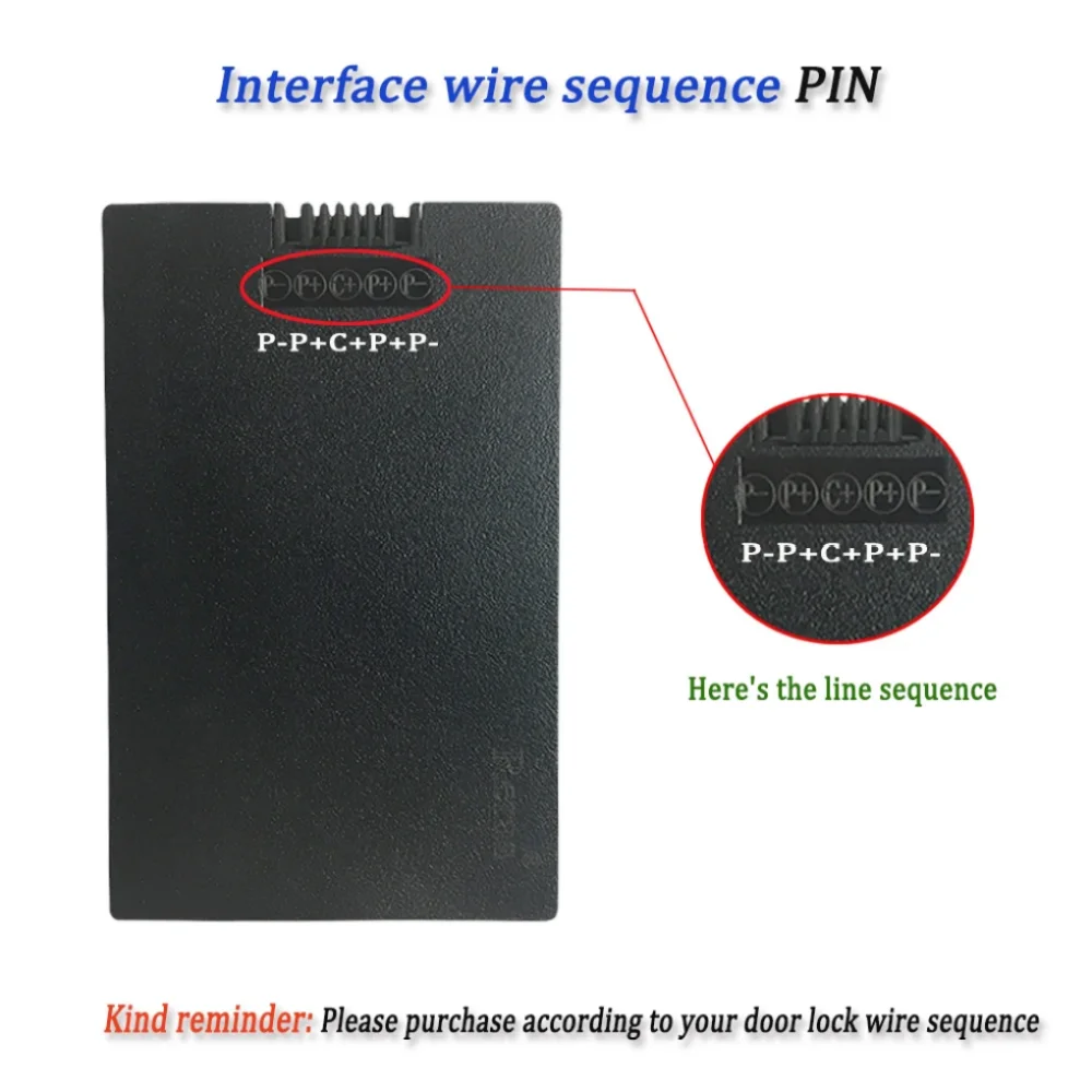 For Intelligent Door Lock Zns-09b1 Fingerprint Password Lock Electronic Battery Door Finger Print Locker Battery
