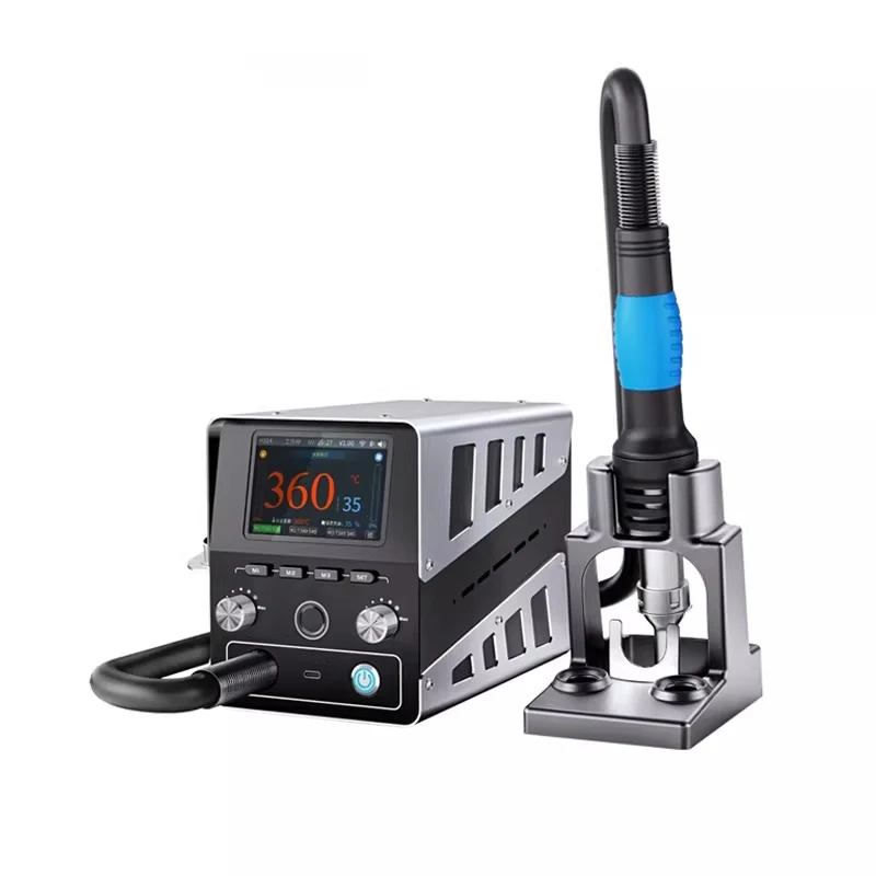 H314 Intelligent Hot Air Gun Soldering Station 1400W Digital High Power BGA Rework Heating Station Intelligent Wireless