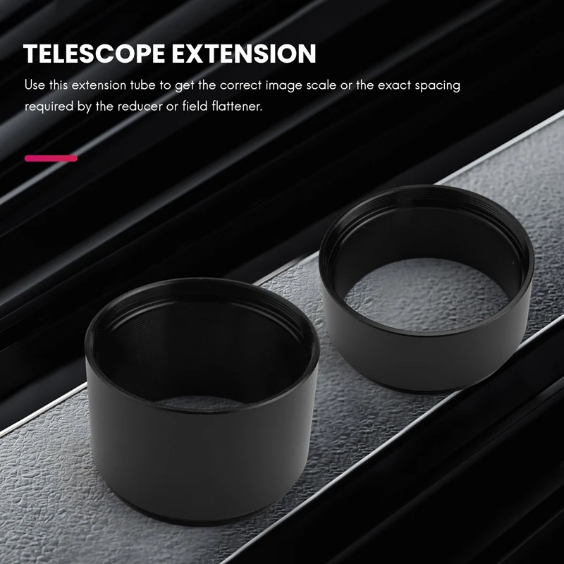 M48X0.75 Focal Length Extension Tube Kit 3/5/7/10/12/15/20/30Mm For Astronomical Telescope Photography T2 Extending Ring