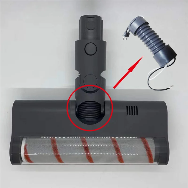 For Xiaomi Dreame V12/ V12Pro /T10 /T20 /T30 Vacuum Cleaner Electric Floor Carpet Brush Head Repair Parts Spring Hose