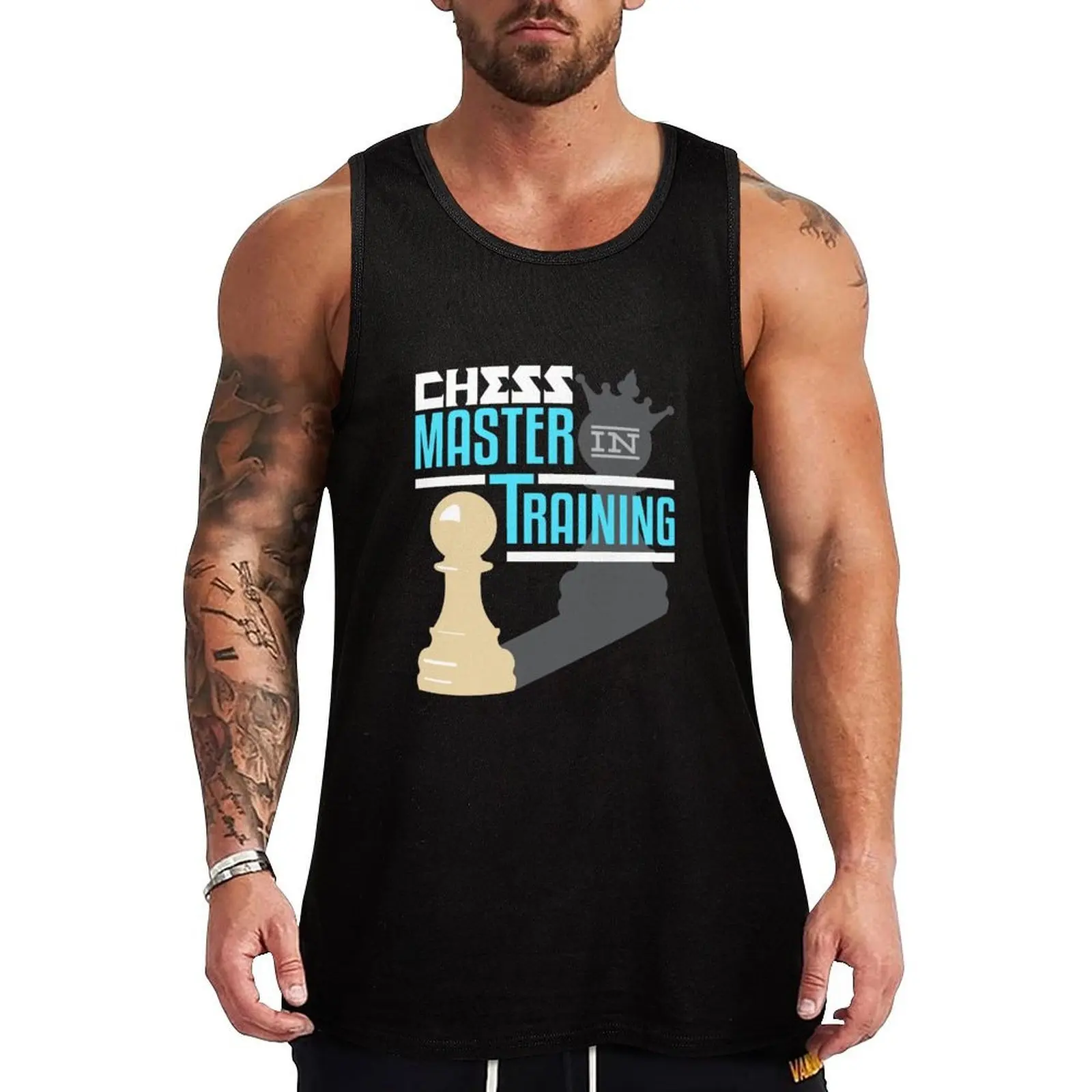Chess Master In Training Tank Top Sleeveless Gym Tank Top Fitness Training Quick Dry
