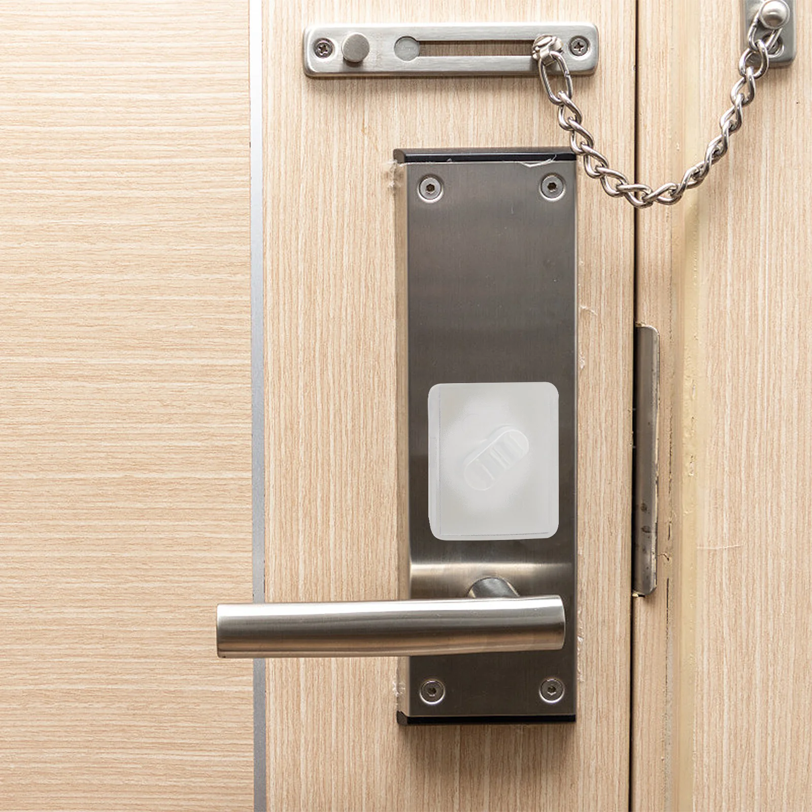 2 قطعة غطاء أمان الباب المضاد للقفل شفاف Abs غطاء قفل مقاوم للمطبخ المرحاض غرفة تخزين مقبض الباب يغطي المنزل