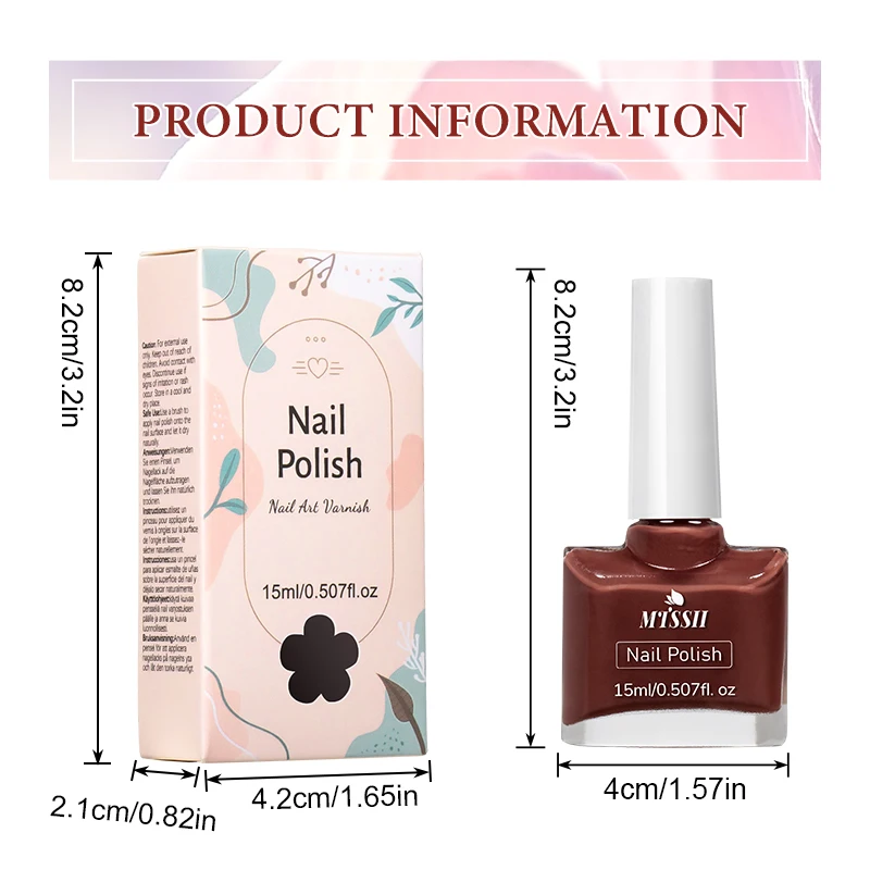 2/3 Stück/Set 15 ml Nagellack auf Wasserbasis, langlebig, schnell trocknend, keine Notwendigkeit der Lampe, um Nagelzubehör zu heilen, Vernis für Nagelmaniküre