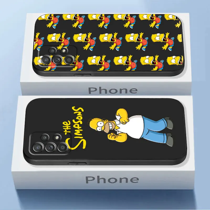 Homer The Simpsons Case For Samsung Galaxy A52 A53 A12 A13 A32 A51 A54 A13 A14 A33 A21s A23 A31 A34 A22 A72 Soft Phone Cover