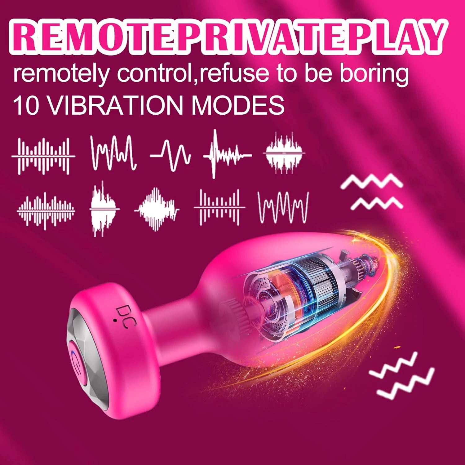 APP Vibration Butt Plug Remote Control Anal Vibrator Adult Sex Toys For Couple Gay Female Masturbator Men Prostate Massager - Image 2
