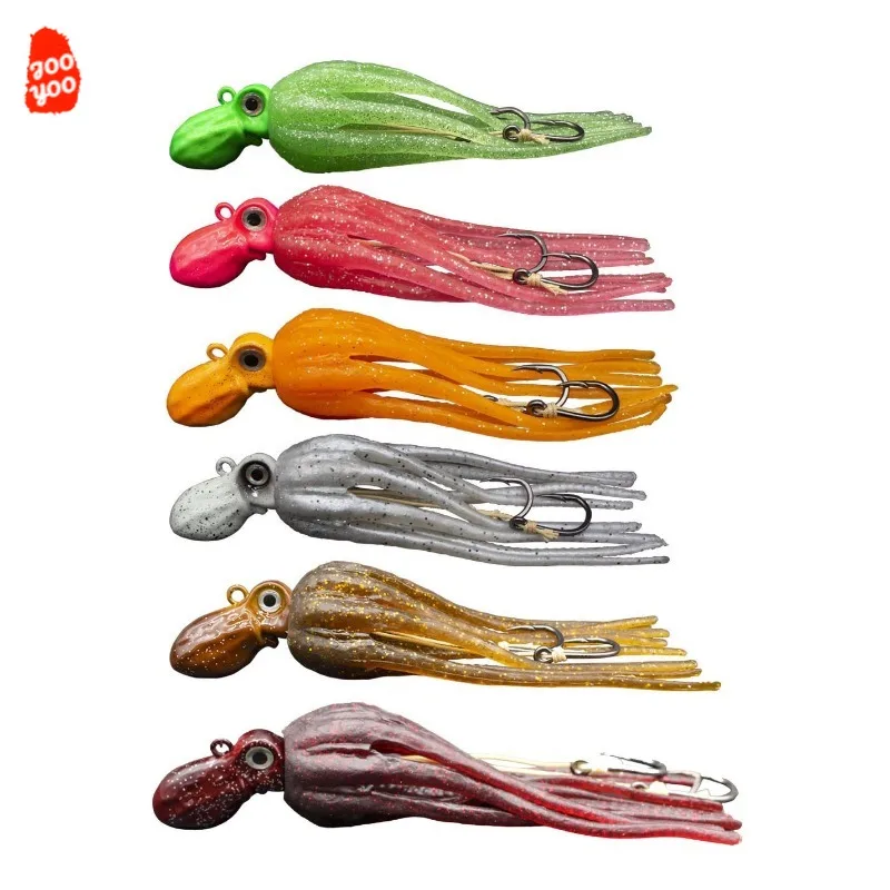 

1PC Fishing Lures Deep Sea Squid Bionic Bait Soft Bait Multiple Colors Thermoplastic Elastomer Fishing Supplies Accessories