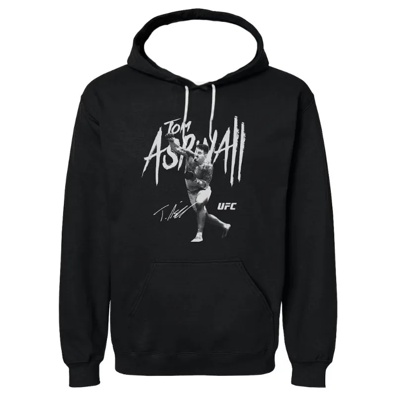 

Men's 500 Level Heather Black Tom Aspinall Signature Pullover Hoodie