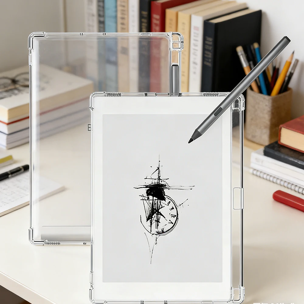 

Case for Boox Note X5mini 7.8" 2025 E-Reader, Thin Lightweight Transparent TPU Case Anti-Scratch Drop Protection