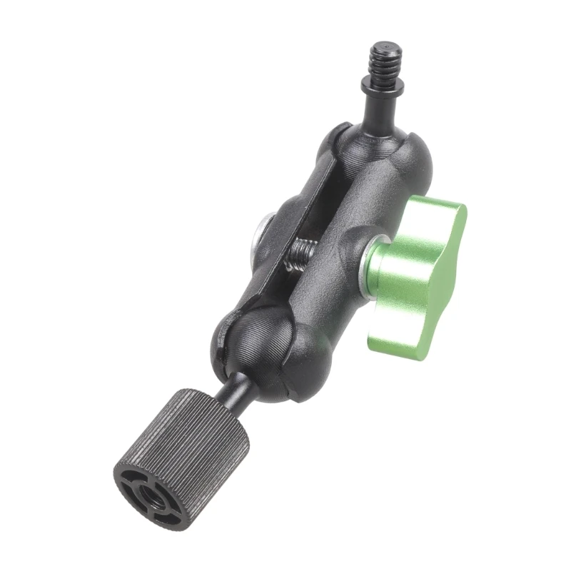Y2GD Professional 1/4inch Male to Female Rotatable Ball Head Bracket Clamp For Phone Video Mount Camera LED Light Microphones