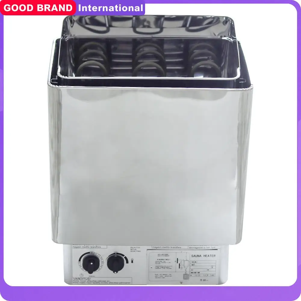 

Stainless Steel Internal Control Electric Sauna Stove Heater for Steaming Sauna Room Bathroom Equipment Accessory