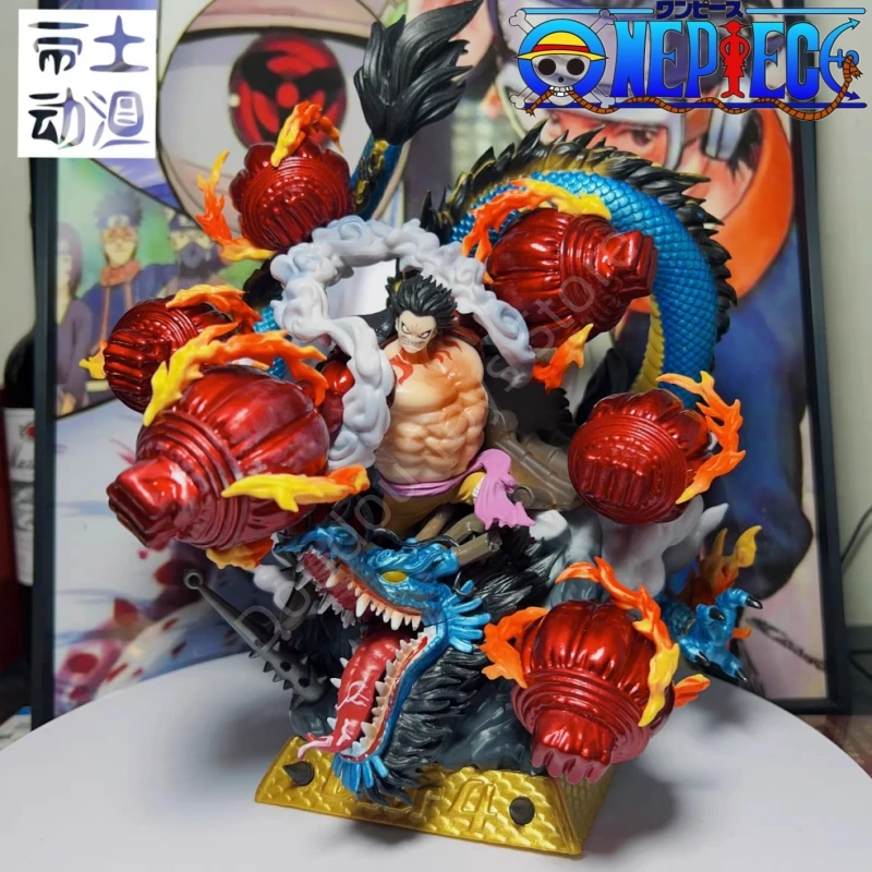 

One Piece Anime Figure Hot 24cm Gear 4 Luffy Kaido Gk Acton Pvc Statue Model Figurine Collecte Decorat Doll Toys Kid Xmas Gifts