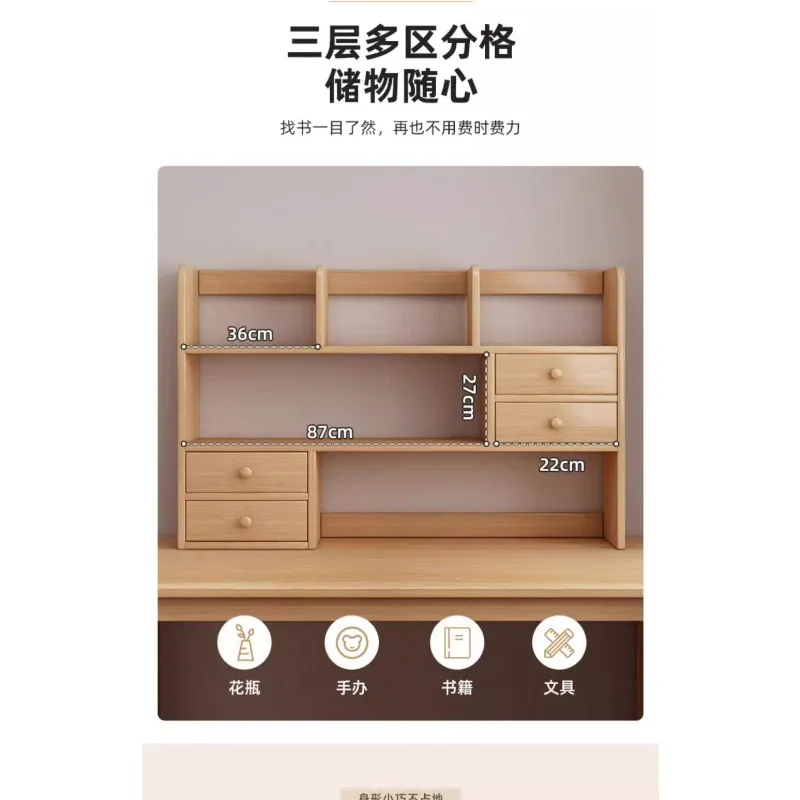 

Indoor furniture desktop bookshelf Student home desk Storage shelf Table simple cabinet Locker Children's bookcase