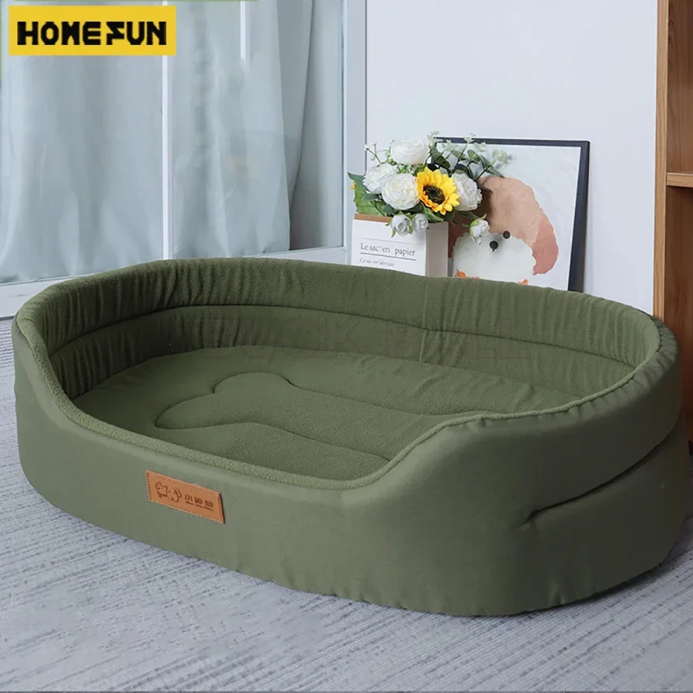 Dog Pet Beds Square Dog Bed For Large Dogs Custom Size Dog Sofa Beds Waterproof And Anti-Mite Pet Bed Inner Pad Washable Kennel