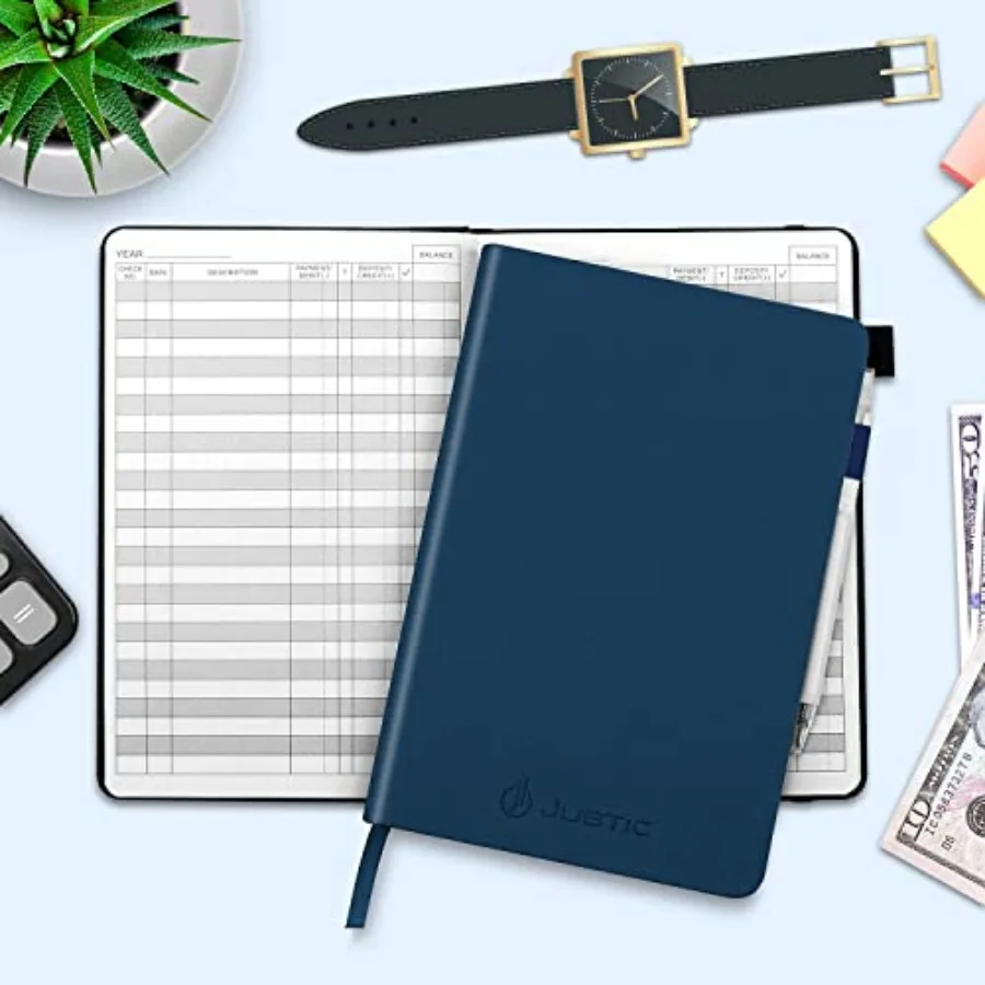 A5 Check Registers for Personal Checkbook, Ledger Transaction Registers Log Book for Small Business. Track Payments, Finances,