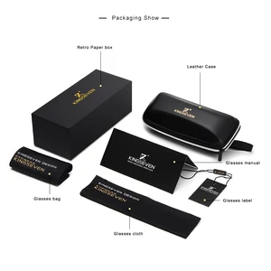 Kingsven-serie dẫn điện phân cực của nhôm, kính râm thời trang nam, kính phụ nữ hàng không và kính nam, 7756 8 Kính bán hàng chính KingSeven Bản gốc - 1