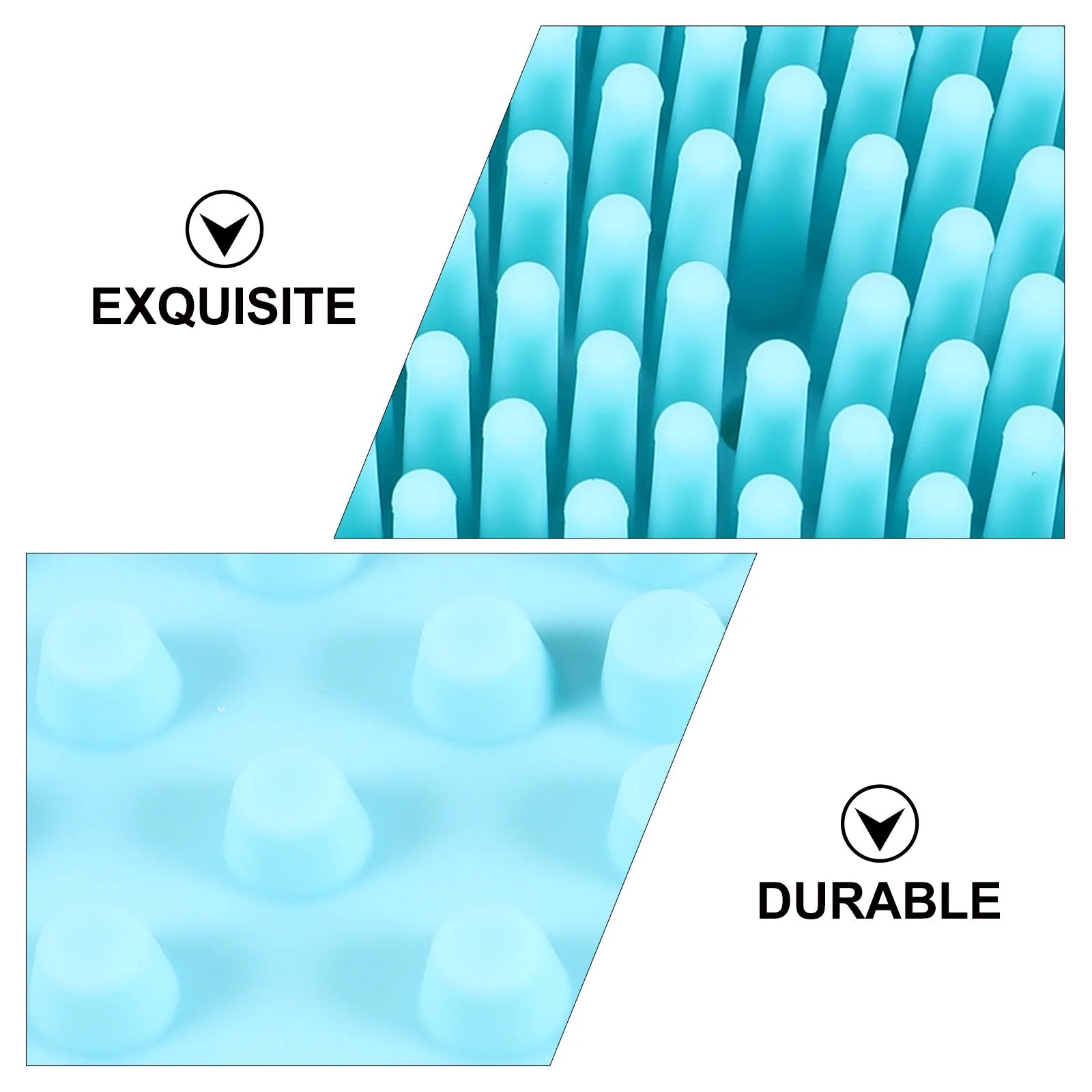 

Silicone Bath Brush Body Scrubber Long Handle Exfoliating Shower Cleansing Back Massager Soft Gel Hair Skin Care Tool