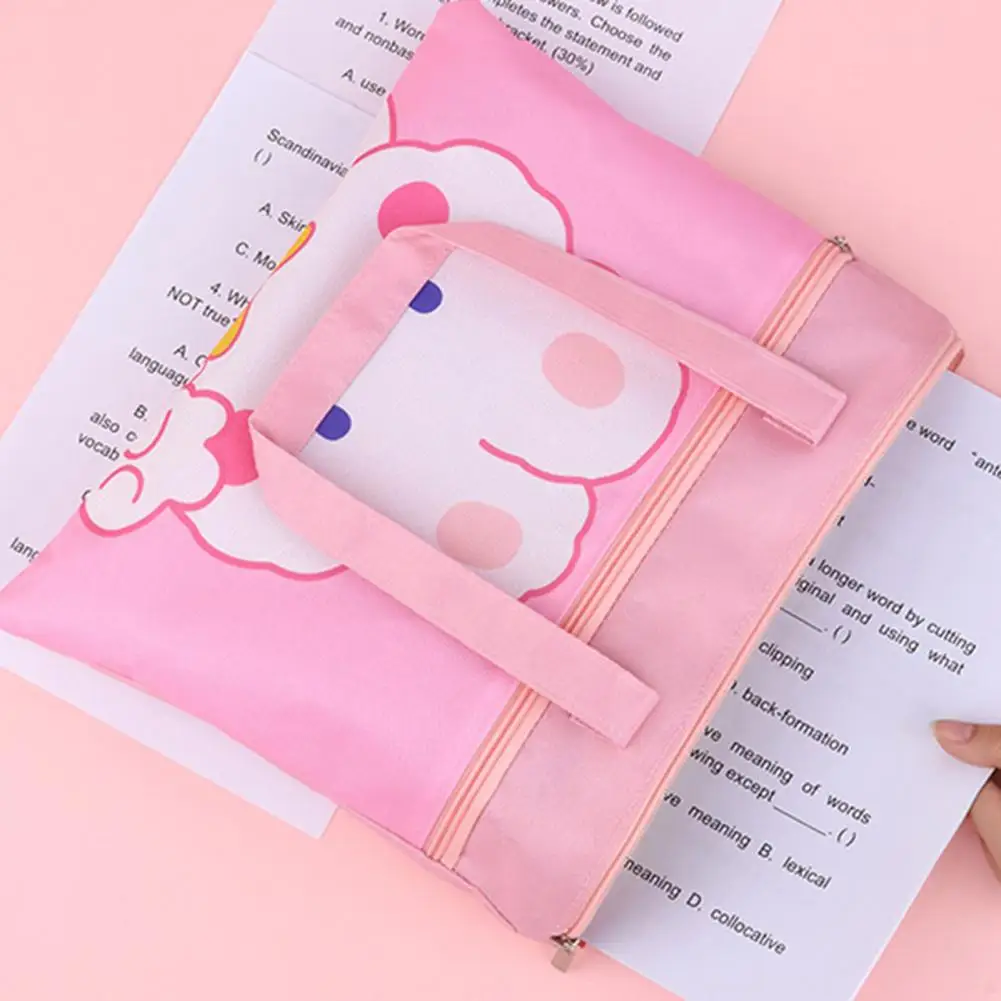 File Holder  Simple Oxford Cloth File Storage Bag  Stain-resistant File Storage Pouch