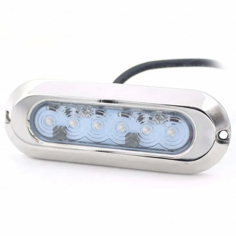 Slim Mini Boat LED Underwater Light Surface-mount Light for Pool/boat/fishing/dock