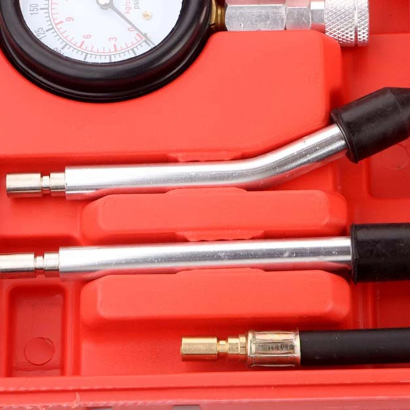 0-300Psi Multifunctional Cylinder Pressure Gauge Cylinder Gauge Test Kit Easy To Use