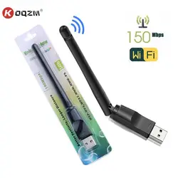 1pc MT7601 Mini USB WiFi Adapter 2.4GHz 150Mbps Wireless Network Card RTL8188 Network Card Wi-Fi Receiver for PC Desktop Laptop