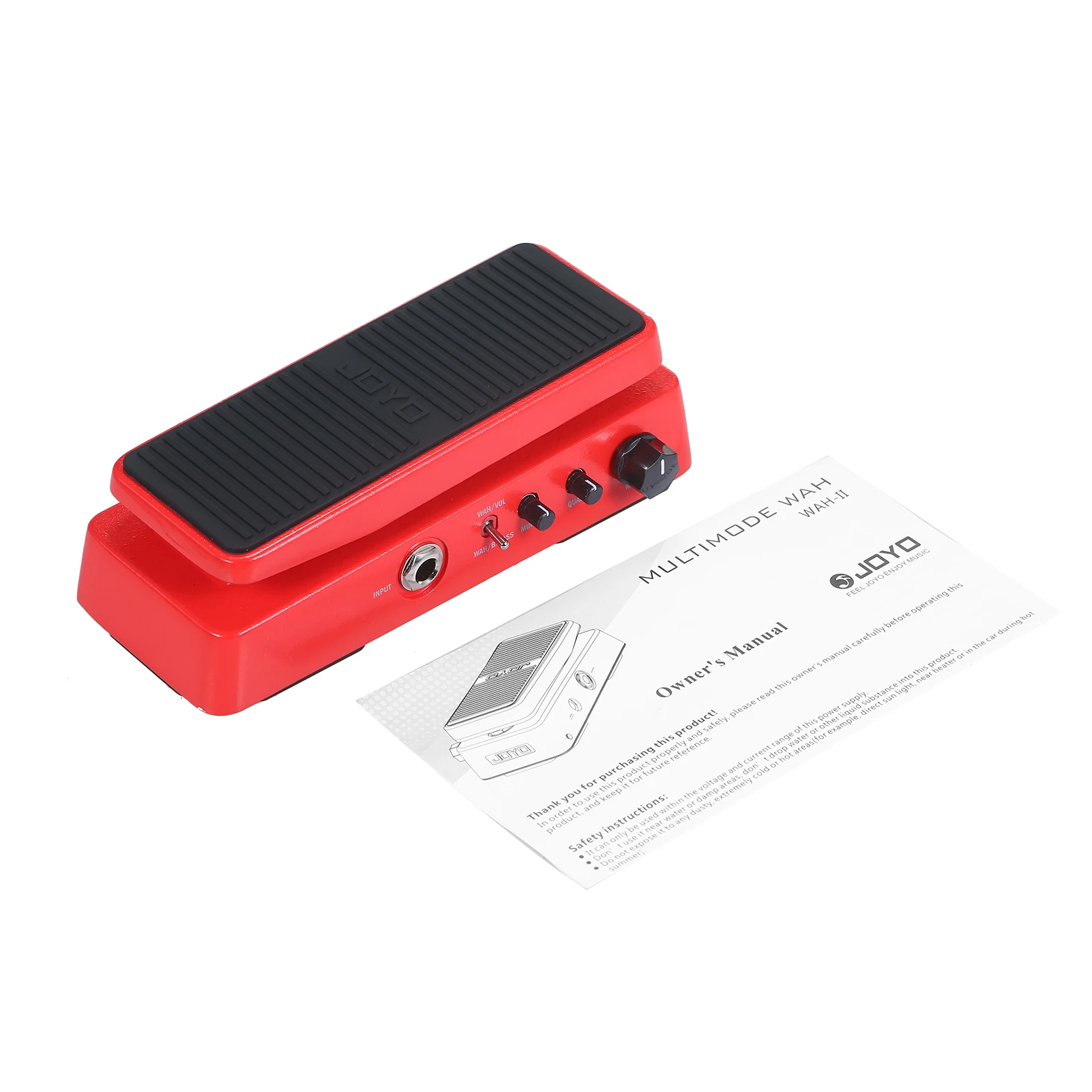

JOYO 2-In-1 Electric Guitar Tones Effect Pedal with Adjustable Tones and Volumes Wah-Wah Pedal for Electric Guitar Players