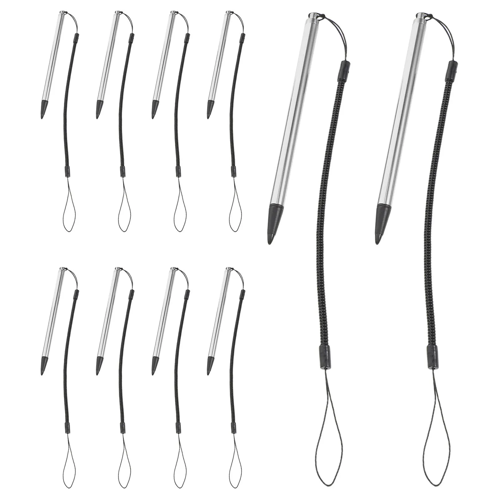 10 قطعة قلم مقاوم لمكافحة خسر الربيع لفائف الكتابة الرقمية اللمس القلم للهاتف اللوحي القارئ الإلكتروني كفاءة ملاحظة التدوين