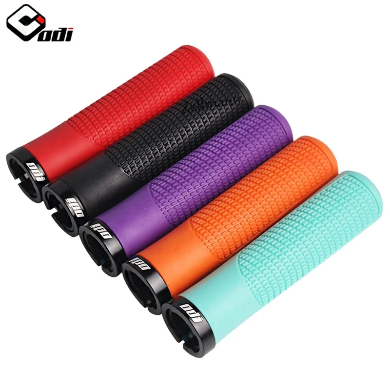 AliExpress NONE 1 Pair ODI Mountain Bike Handlebar Grip Soft Rubber MTB Grips Anti-skid Comfortable Lockable Bicycle Grips Ultralight Bike Parts