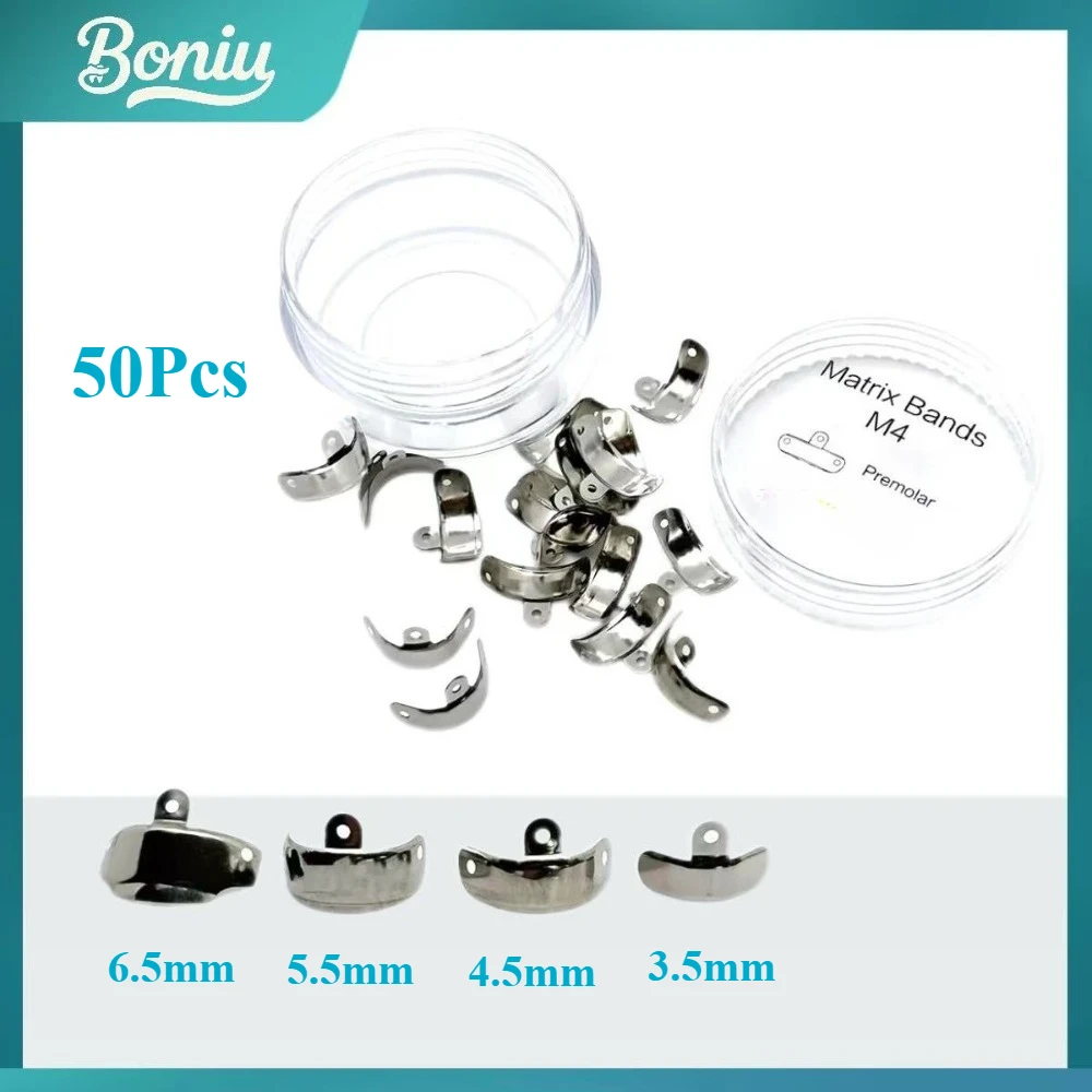 

Dental Matrix Bands Niti Spring Clamping Ring Sectional Contoured Matrix Bands Dentistry Instrument Tools Short/tall/wide Prep