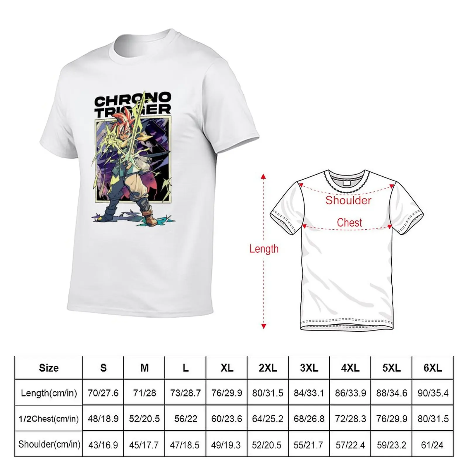 New CHRONO TRIGGER  T-Shirt heavyweight t shirts kawaii clothes men graphic t shirts