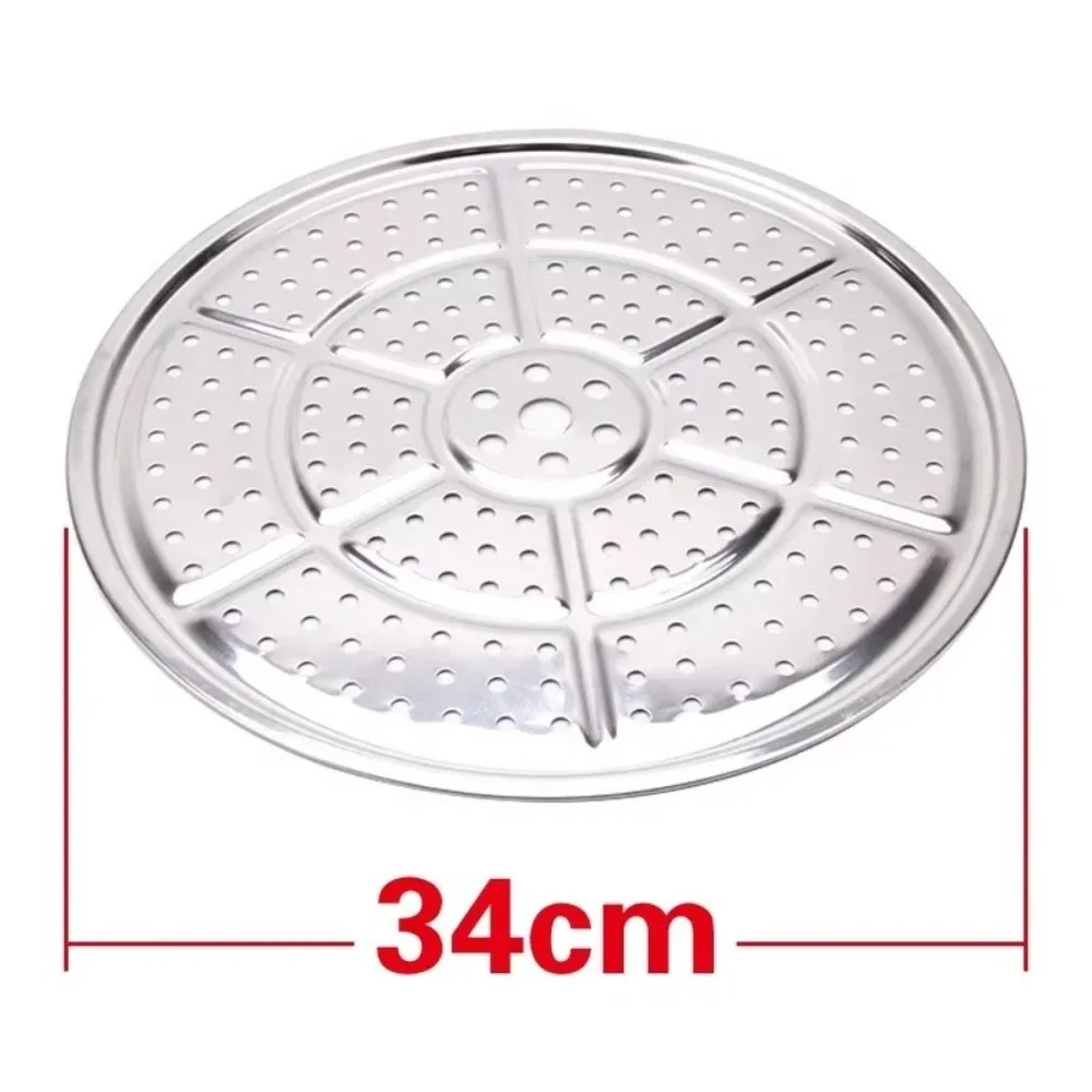 

Durable Stainless Steel Kitchen Gadgets Steamer 16-34cm Round Boiler Steaming Plate Compartment Cooking Tray