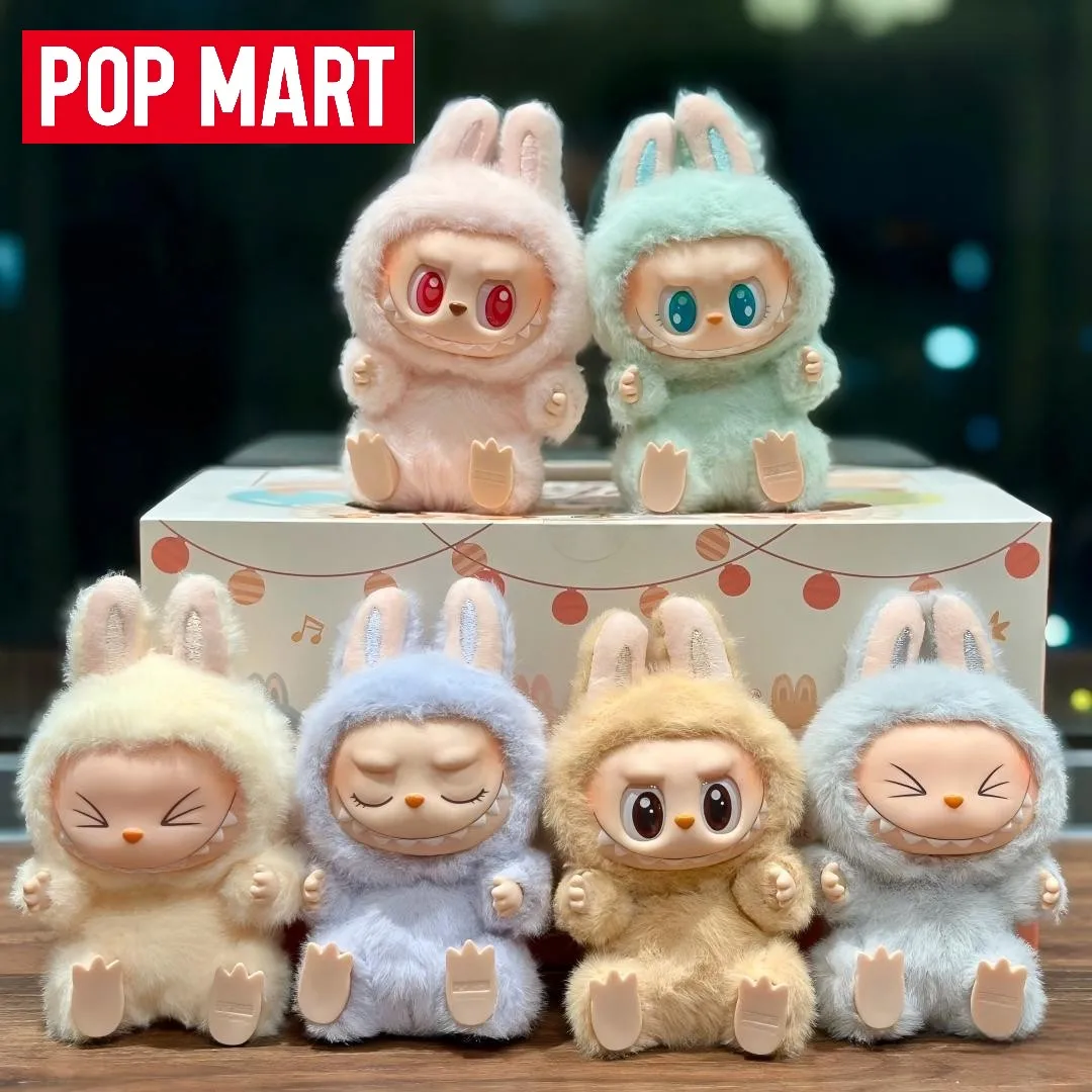 ORIGINAL POP MART THE MONSTERS LABUBU - Seri Have a Seat Boneka Vinyl Plush Blind Box Mainan Figur Anime Lucu Hiasan Meja