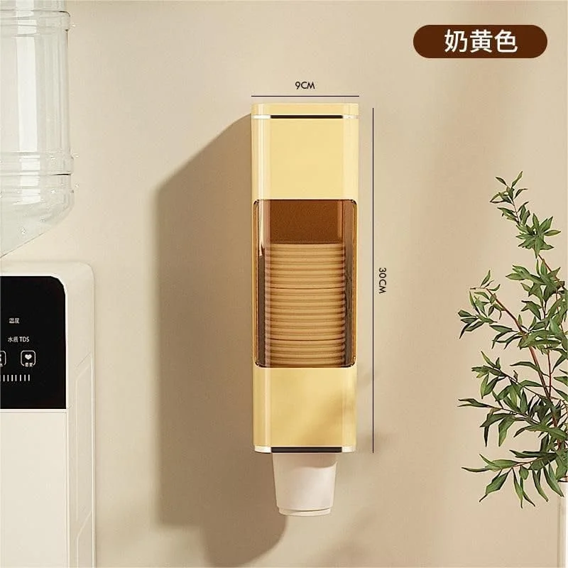 

Disposable coffee rack, automatic dispenser no punching wall mounted dust rack, water dispenser household storage - light luxury