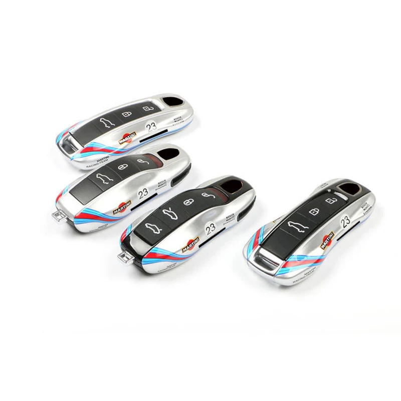 

Car Key Case Shell Cover Suitable for Porsche Macan 718 Cayenne Panamera 911 Taycan MARTINI