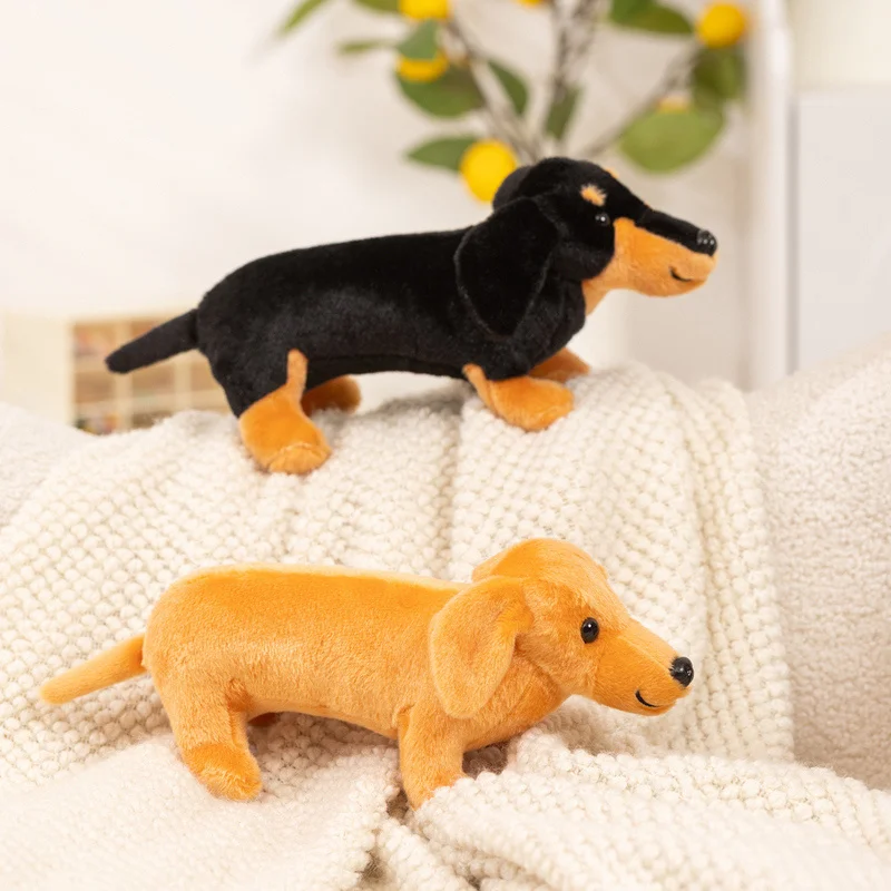 32cm Adorable Dachshund Plush Toy Soft Stuffed Animal Long Strip Dog Doll Home Decor For kids' Birthday Parties And Gifts